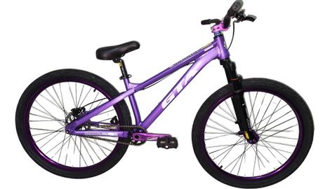 Bicicleta Gta Bike Gravity Disc H Aro 26 Susp. Dianteira 1 Marcha - Roxo