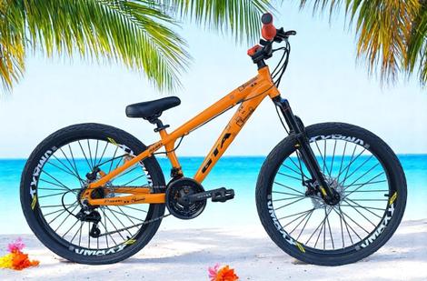 Bicicleta Gta Bike Rebel Disc M Aro 26 Susp. Dianteira 21 Marchas - Laranja