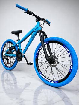 Bicicleta Gta Bike Rebel Disc M Aro 26 Susp. Dianteira 21 Marchas - Azul