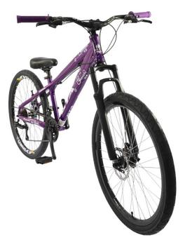 Bicicleta Gta Bike Rebel Camaleão Disc M Aro 26 Susp. Dianteira 21 Marchas - Roxo/azul