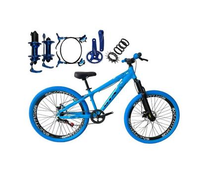 Bicicleta Gta Bike Rebel Single Disc H Aro 26 Susp. Dianteira 1 Marcha - Azul