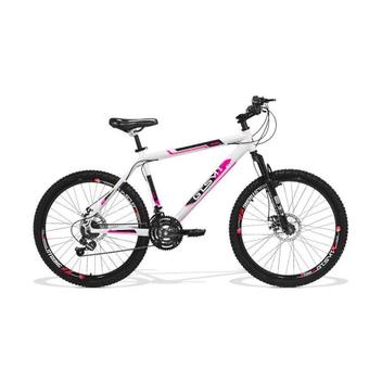 Bicicleta Gts M1 Walk New Disc M Aro 26 Susp. Dianteira 21 Marchas - Branco/roxo