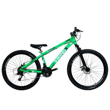 Bicicleta Vikingx Tuff 30 Disc M Aro 26 Susp. Dianteira 21 Marchas - Verde