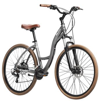 Bicicleta Blitz Comodo Dis M Aro 29 Susp. Dianteira 21 Marchas - Cinza