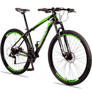 Bicicleta Dropp Aluminum Disc M Aro 29 Susp. Dianteira 21 Marchas - Preto/verde