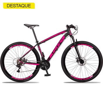 Bicicleta Dropp Z3 2020 Disc H Aro 29 Susp. Dianteira 21 Marchas - Preto/rosa