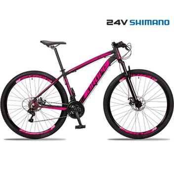 Bicicleta Dropp Z3 Disc M Aro 29 Susp. Dianteira 24 Marchas - Preto/rosa