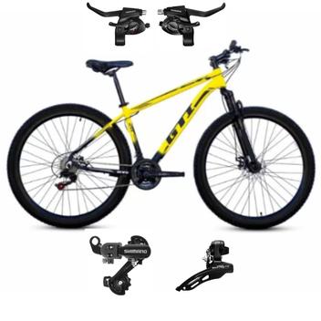 Bicicleta Gti Roma Disc M Aro 29 Susp. Dianteira 21 Marchas - Amarelo/preto