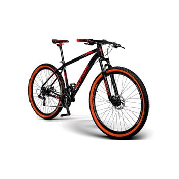 Bicicleta Gts M1 Ride New Disc M Aro 29 Susp. Dianteira 21 Marchas - Preto/vermelho