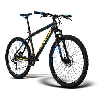 Bicicleta Gts M1 Advanced Disc M Aro 29 Susp. Dianteira 24 Marchas - Azul/amarelo