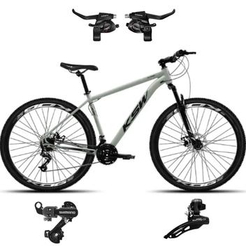 Bicicleta Ksw Xlt Disc M Aro 29 Susp. Dianteira 21 Marchas - Cinza/preto