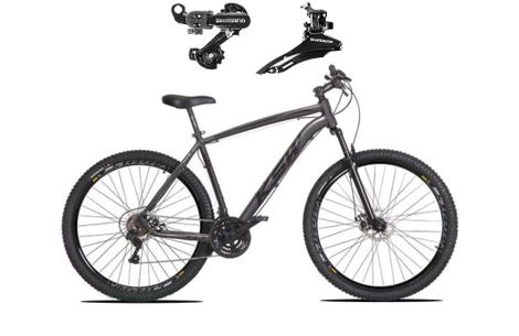Bicicleta Ksw Xlt Disc H Aro 29 Susp. Dianteira 24 Marchas - Grafite/preto