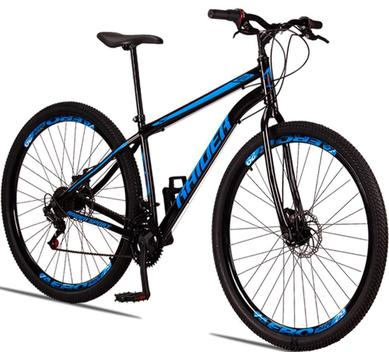 Bicicleta Raider Sport Disc M Aro 29 Susp. Dianteira 21 Marchas - Preto/azul