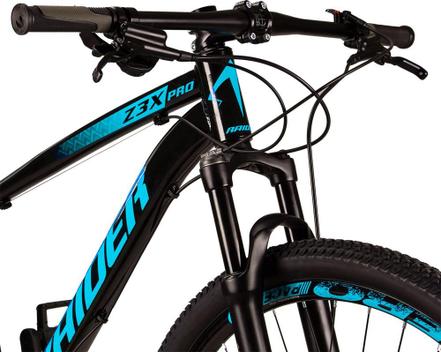 Bicicleta Raider Z3x Pro Disc H Aro 29 Susp. Dianteira 12 Marchas - Preto/azul