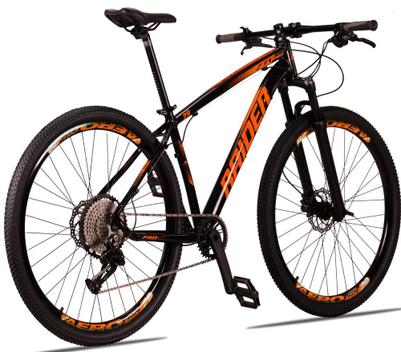 Bicicleta Raider Z3x Pro Disc H Aro 29 Susp. Dianteira 12 Marchas - Preto/laranja