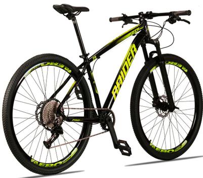 Bicicleta Raider Z3x Pro Disc H Aro 29 Susp. Dianteira 12 Marchas - Preto/amarelo