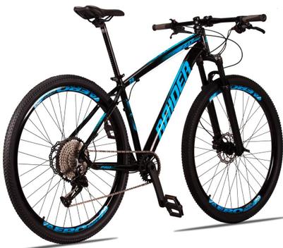Bicicleta Raider Z3x Pro Disc H Aro 29 Susp. Dianteira 12 Marchas - Preto/azul
