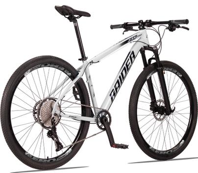 Bicicleta Raider Z3x Disc H Aro 29 Susp. Dianteira 12 Marchas - Branco/preto