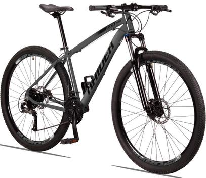 Bicicleta Raider Z3x Pro Disc H Aro 29 Susp. Dianteira 27 Marchas - Cinza/preto
