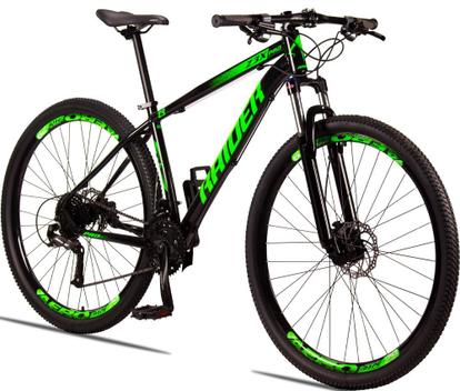 Bicicleta Raider Z3x Disc H Aro 29 Susp. Dianteira 27 Marchas - Verde