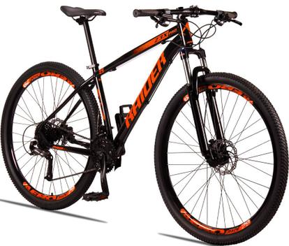Bicicleta Raider Z3x Pro Disc H Aro 29 Susp. Dianteira 27 Marchas - Preto/laranja