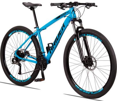 Bicicleta Raider Z3x Pro Disc H Aro 29 Susp. Dianteira 27 Marchas - Azul/preto
