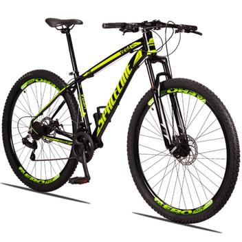 Bicicleta Spaceline Vega Disc M Aro 29 Susp. Dianteira 21 Marchas - Preto/amarelo