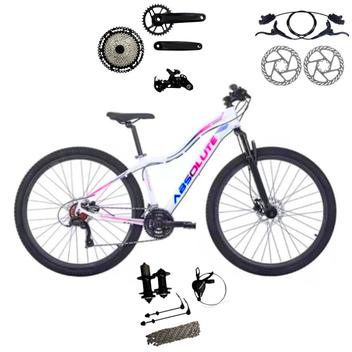 Bicicleta Absolute Hera Sport Disc H Aro 29 Susp. Dianteira 12 Marchas - Branco
