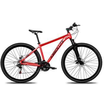 Bicicleta Absolute Nero 5 Disc H Aro 29 Susp. Dianteira 24 Marchas - Vermelho
