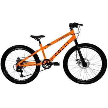 Bicicleta Colli Bike Airon Disc M Aro 24 Rígida 7 Marchas - Laranja