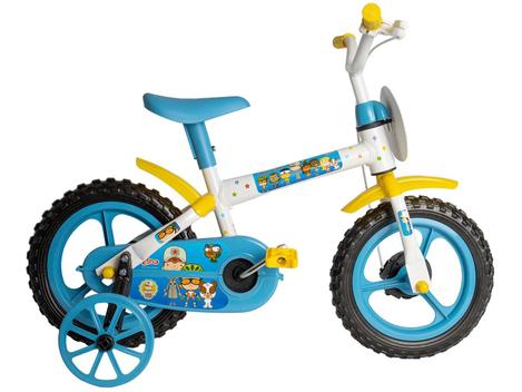 Bicicleta Styll Baby Clubinho Salva Vidas Aro 12 Rígida 1 Marcha - Azul/branco