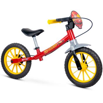 Bicicleta Aro 12 sem Pedal Meninos Carros Relâmpago McQueen - Nathor ...