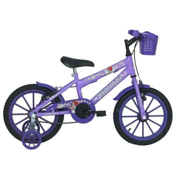 Bicicleta Mormaii Sweet Girl Vb Aro 16 Rígida 1 Marcha - Lilás
