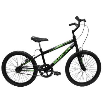 Bicicleta Saidx Muttant Aro 20 Rígida 1 Marcha - Preto/verde