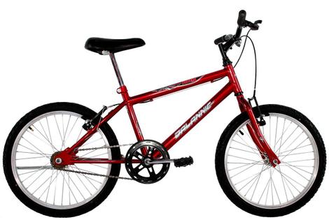 Bicicleta Dalannio Bike Cross Boy Vb Aro 20 Rígida 1 Marcha - Vermelho