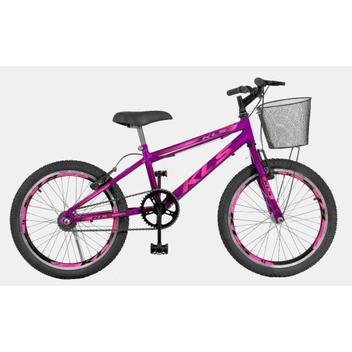 Bicicleta Kls Free Style Vb Aro 20 Rígida 1 Marcha - Lilás