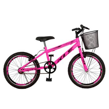 Bicicleta Kls Free Style Vb Aro 20 Rígida 1 Marcha - Rosa/preto