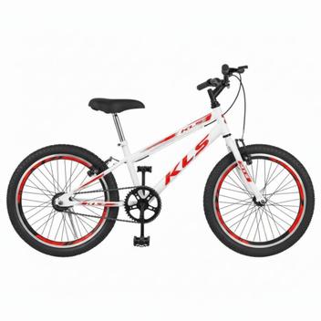 Bicicleta Kls Free Gold Vb Aro 20 Rígida 1 Marcha - Branco/vermelho