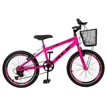 Bicicleta Kls Sport Gold Vb Aro 20 Rígida 7 Marchas - Rosa/preto