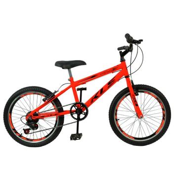 Bicicleta Kls Sport Gold Vb Aro 20 Rígida 7 Marchas - Laranja/preto