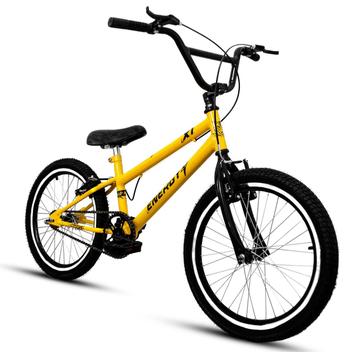 Bicicleta Route Bike Bmx Cross Vb Aro 20 Rígida 1 Marcha - Laranja/preto