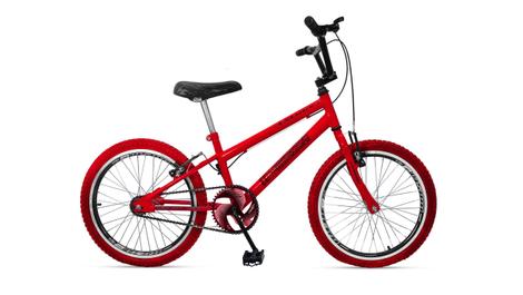 Bicicleta Ello Bike Cross Freestyle Vb Aro 20 Rígida 1 Marcha - Vermelho