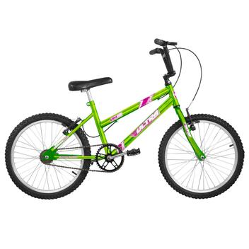 Bicicleta Ultra Bikes Chrome Aro 20 Rígida 1 Marcha - Verde