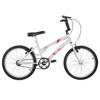 Bicicleta Ultra Bikes Pro Tork Aro 20 Rígida 1 Marcha - Branco