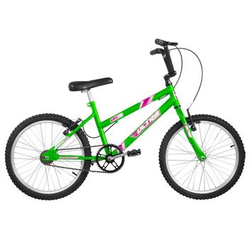 Bicicleta Ultra Bikes Pro Tork Aro 20 Rígida 1 Marcha - Branco/verde