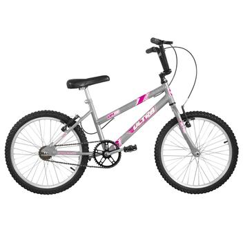 Bicicleta Ultra Bikes Cross Bmx Aro 20 Susp. Dianteira 1 Marcha - Cromado