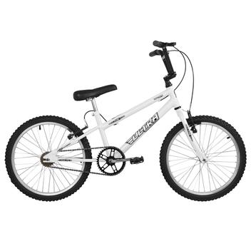 Bicicleta Ultra Bikes Pro Tork Rebaixada Aro 20 Rígida 1 Marcha - Branco/preto