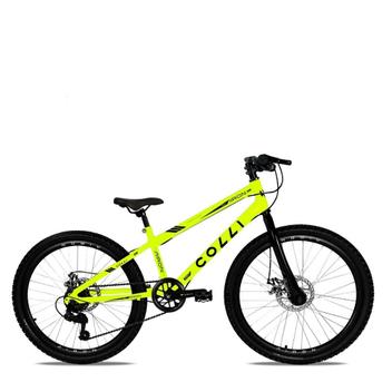 Bicicleta Colli Bike Airon Disc M Aro 24 Rígida 7 Marchas - Amarelo