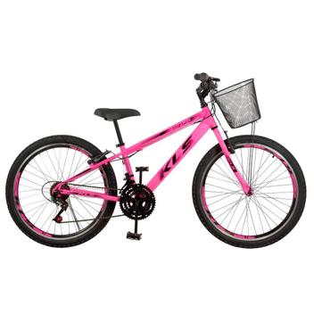 Bicicleta Kls Sport Gold Vb Aro 24 Rígida 21 Marchas - Rosa/preto