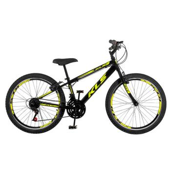 Bicicleta Kls Sport Gold Vb Aro 24 Rígida 21 Marchas - Preto/amarelo